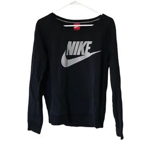 Nike Black Long-Sleeve Sweatshirt